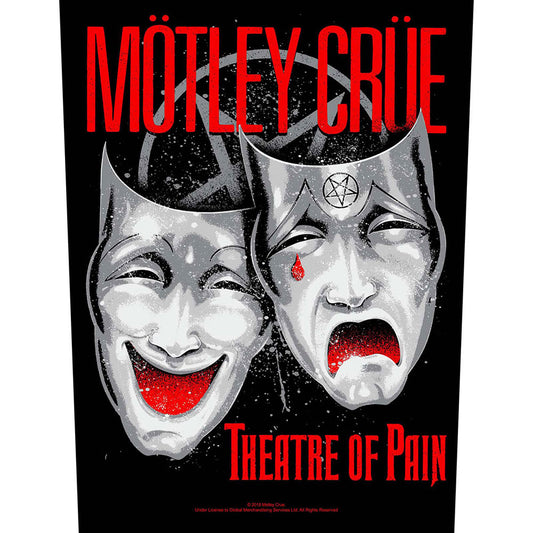 Motley Crue Theatre of Pain Back Patch Front