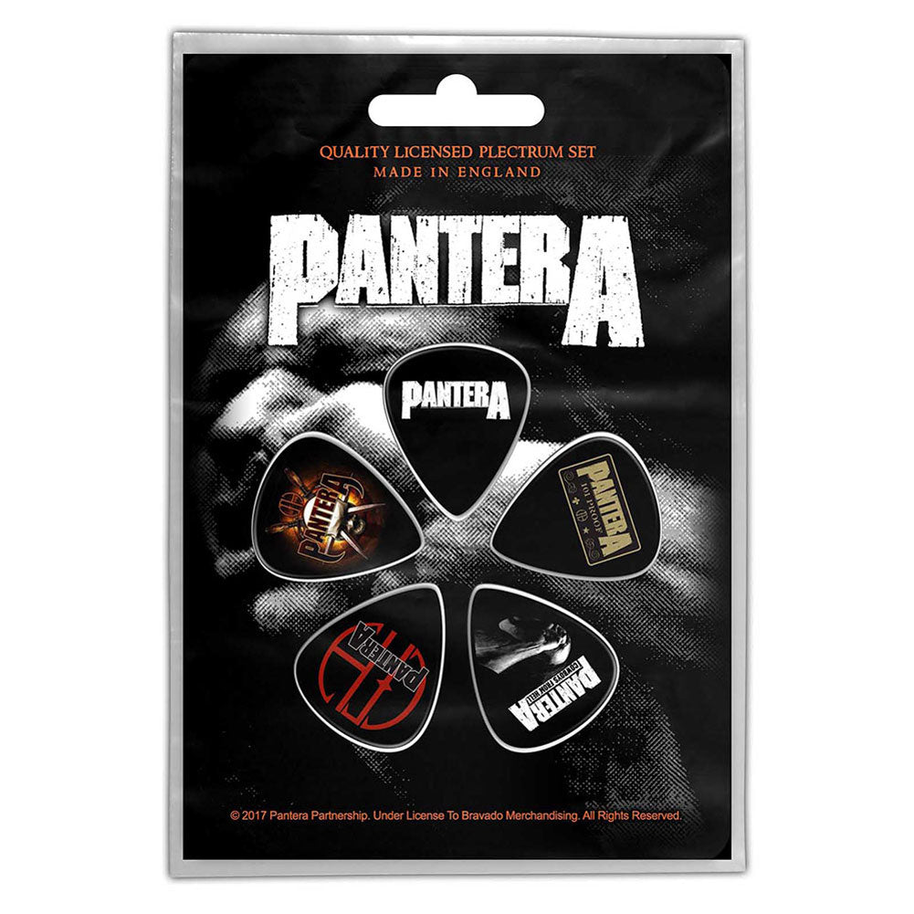 Pantera Vulgar Display of Power Guitar Pick Front