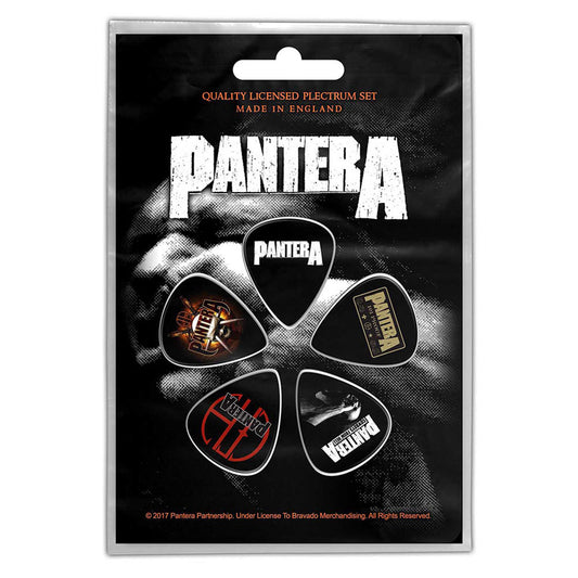 Pantera Vulgar Display of Power Guitar Pick Front