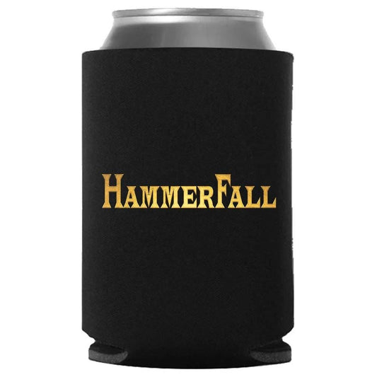 Hammerfall Winged Hammer Logo Can Cooler Front