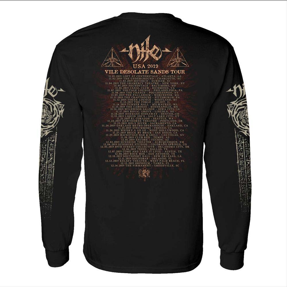 Nile Vile Desolate Sands Tour - Europe 2019 Long Sleeve Long Sleeve Back