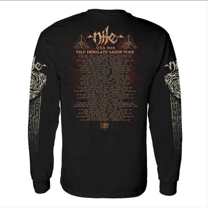 Nile Vile Desolate Sands Tour - Europe 2019 Long Sleeve Long Sleeve Back