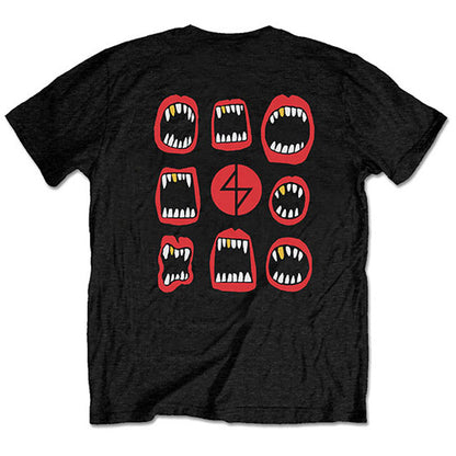 Angel Dust Mouth Repeat (Back Print) Slim Fit T-shirt Back