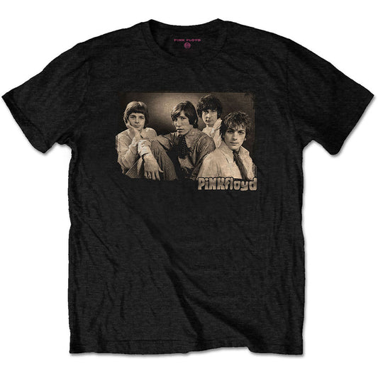 Pink Floyd Sepia Cravats Slim Fit T-shirt Front