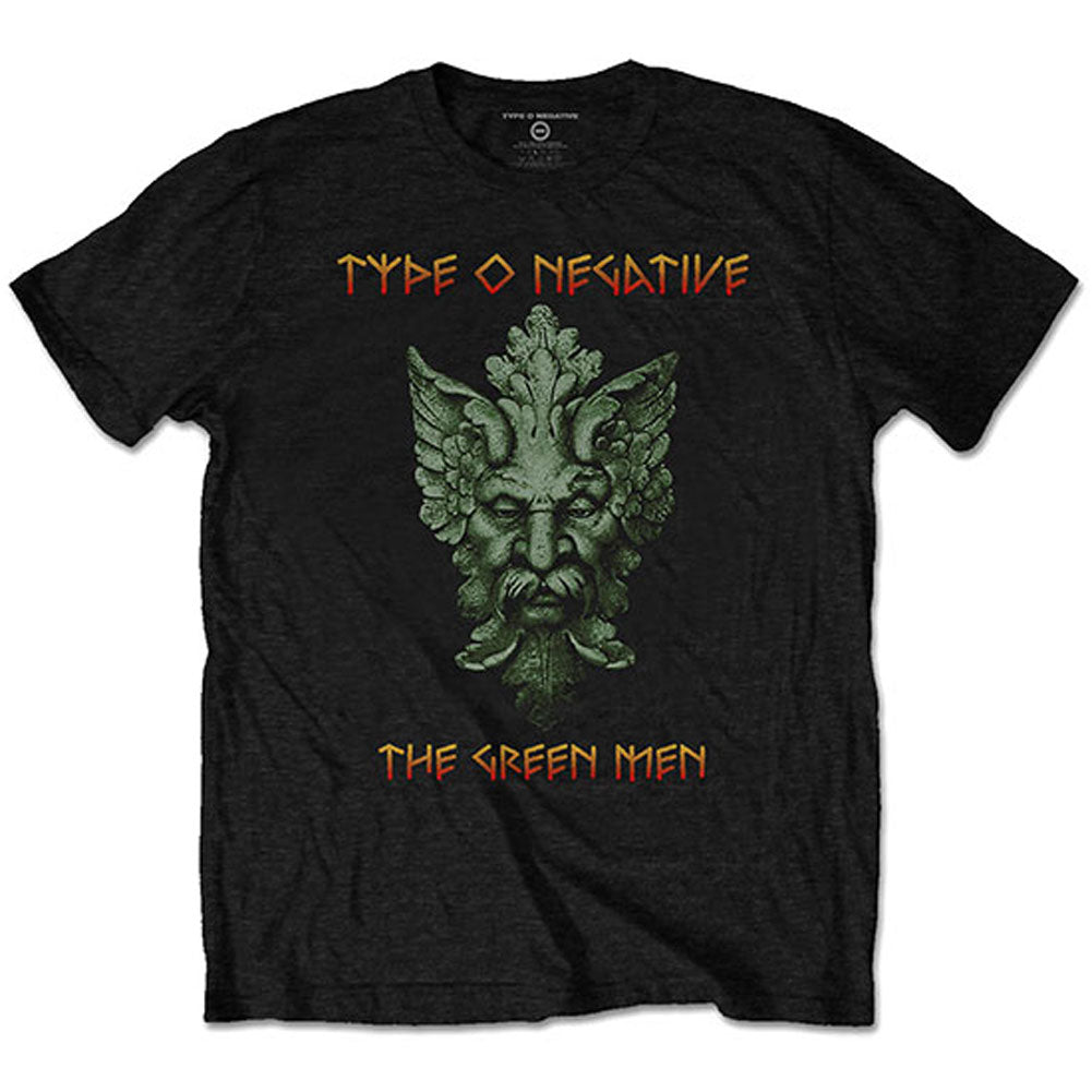 Type O Negative Green Man (Back Print) Slim Fit T-shirt Front