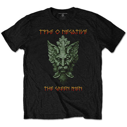 Type O Negative Green Man (Back Print) Slim Fit T-shirt Front