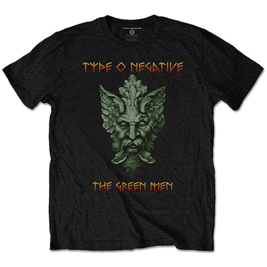 Type O Negative Green Man (Back Print) Slim Fit T-shirt Front
