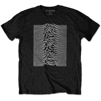 Joy Division Unknown Pleasures (Back Print) Slim Fit T-shirt Front