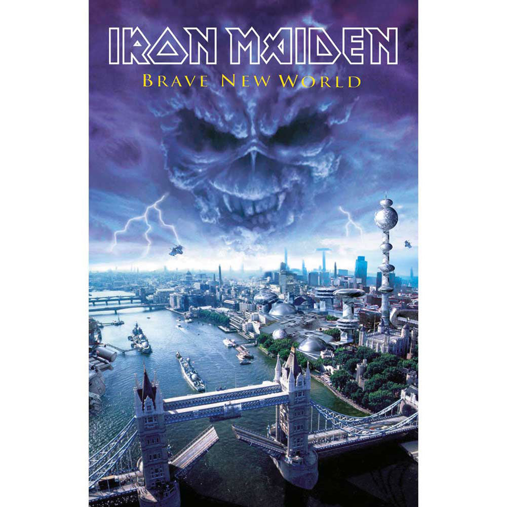 Iron Maiden Brave New World Poster Flag Front