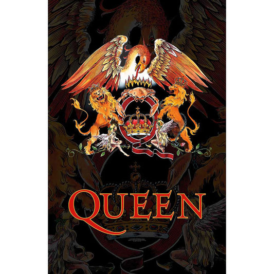 Queen Crest Poster Flag Front