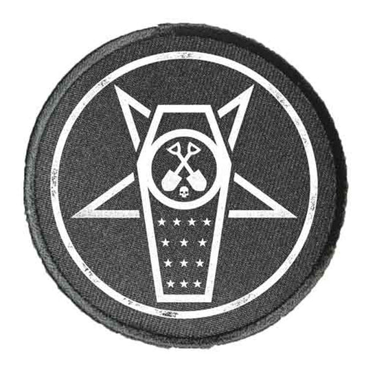Wednesday 13 Casket Patch Woven Patch Front