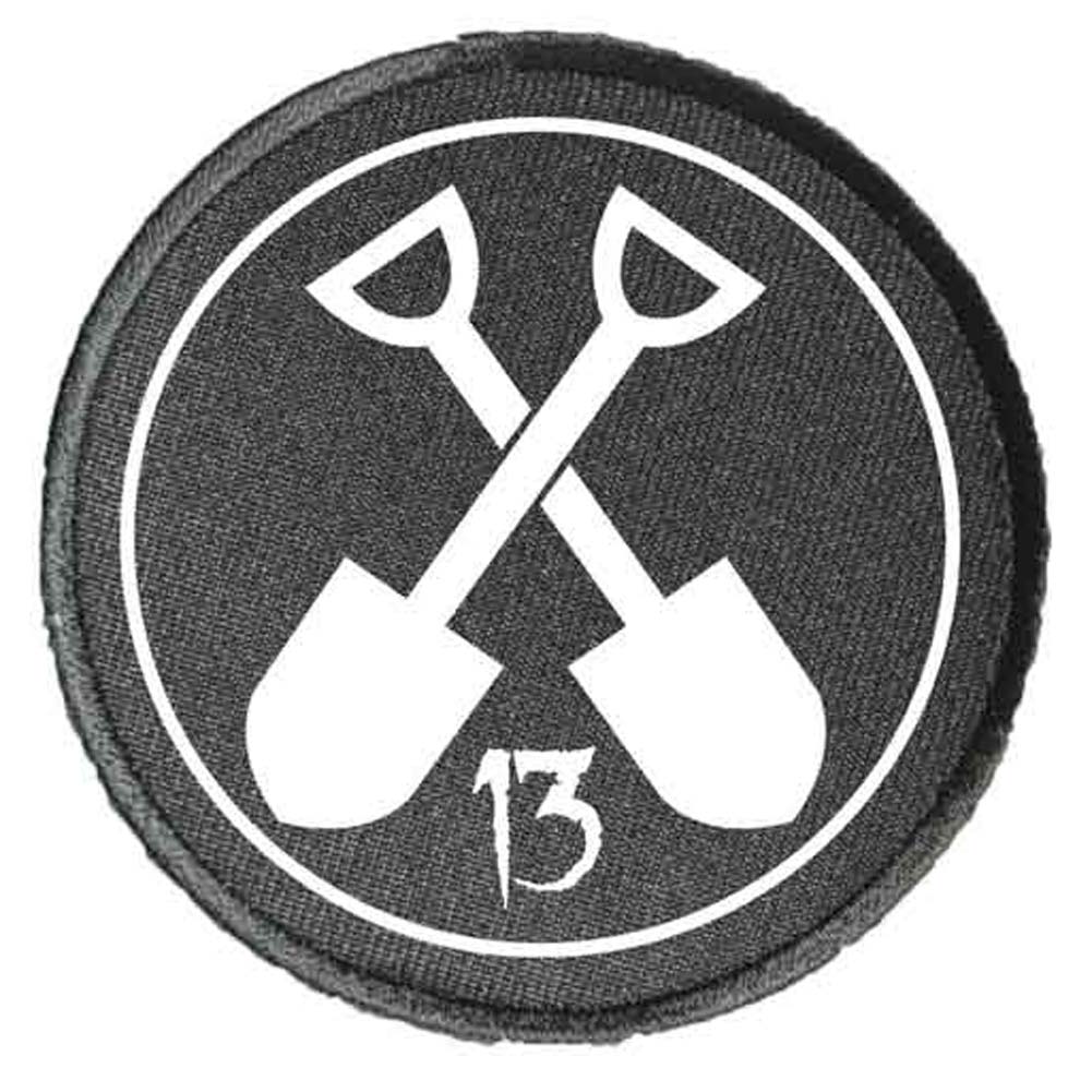 Wednesday 13 Shovel Patch Woven Patch Front