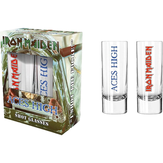 Iron Maiden Aces High Shot Glass Set Front