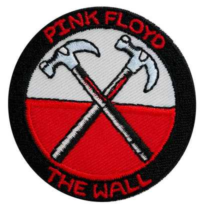 The Wall Hammers Patchpins Self Fastening Patch Pewter Pin Badge