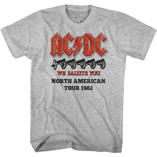 AC/DC Cannons Salute T-shirt Front