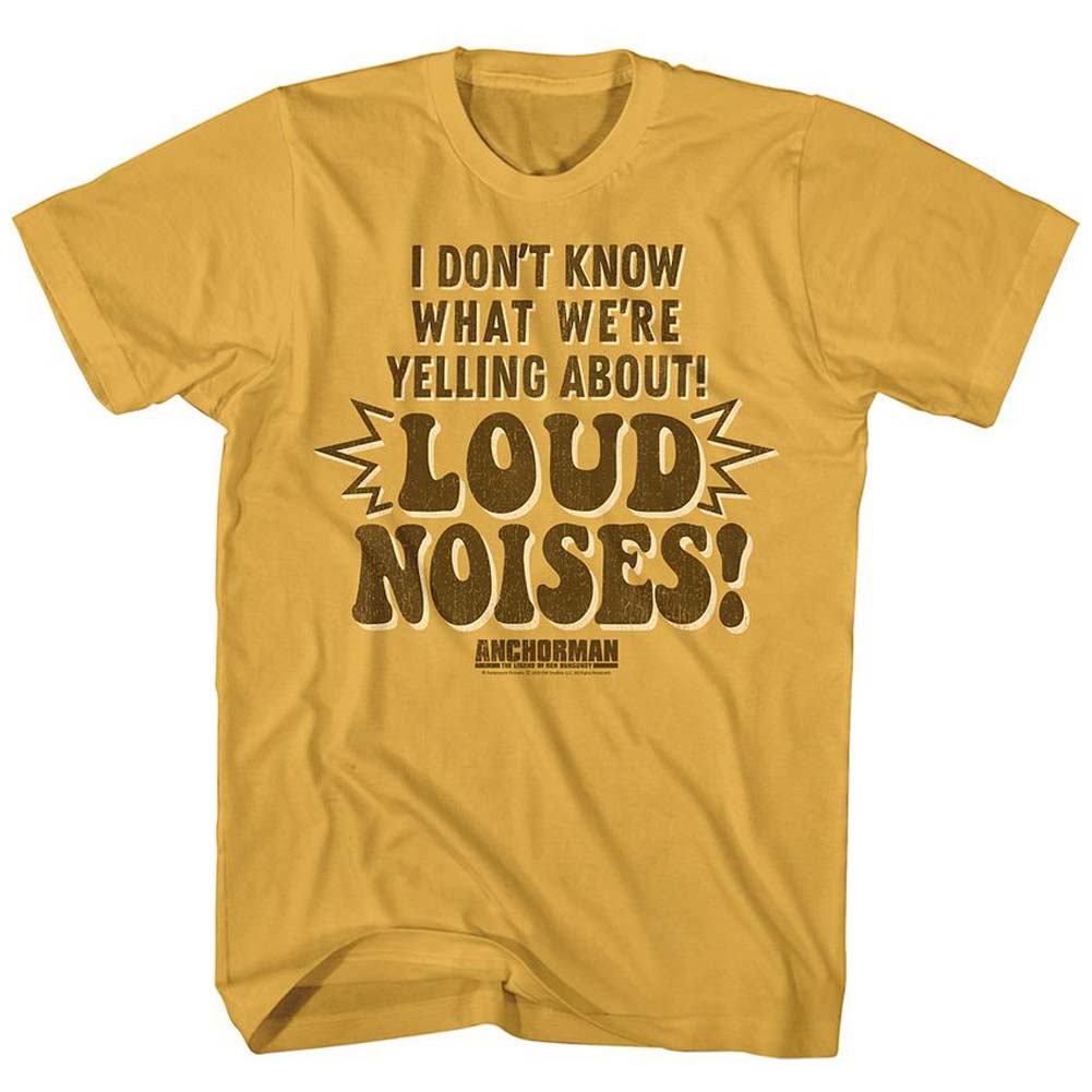 Anchorman Loud Noises T-shirt Front