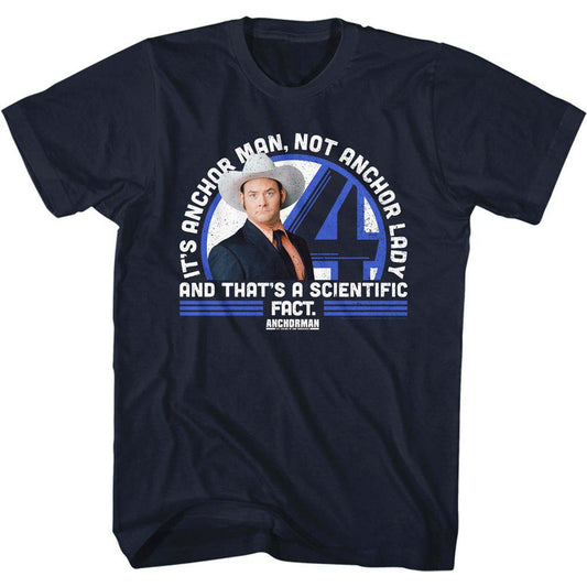 Anchorman Not Anchor Lady T-shirt Front