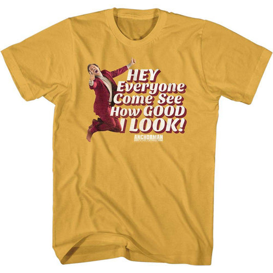 Anchorman Good I Look Ron T-shirt Front