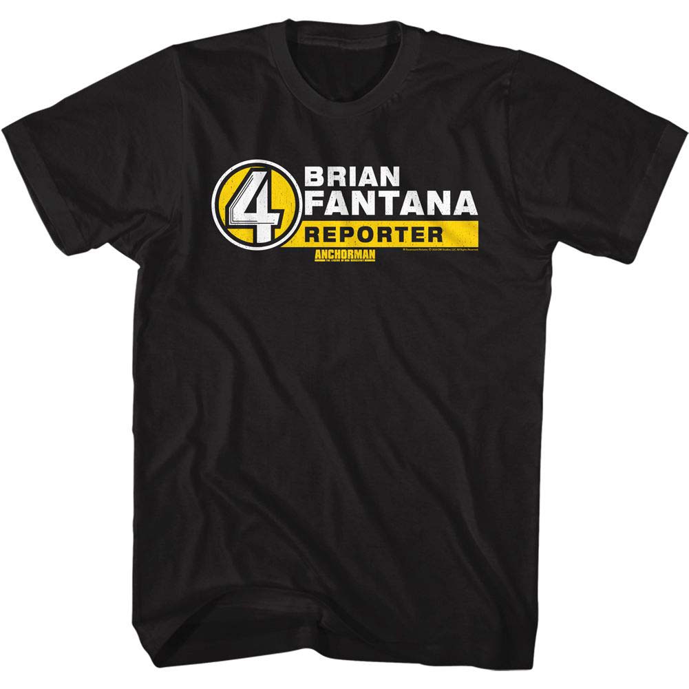Anchorman B. Fantana Name Tag T-shirt Front
