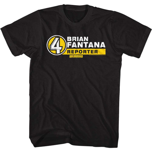 Anchorman B. Fantana Name Tag T-shirt Front