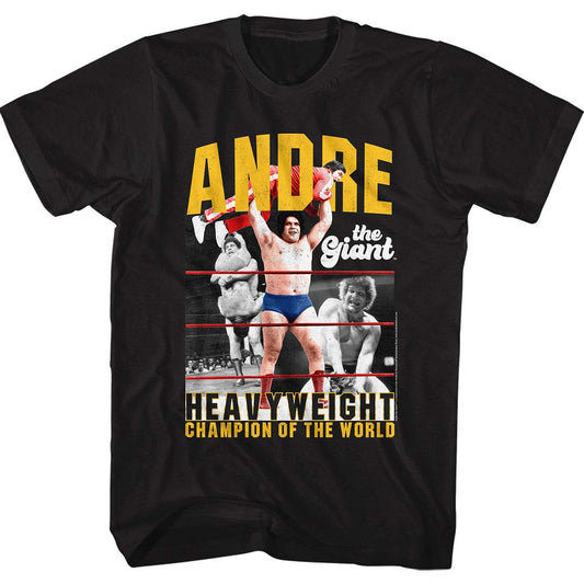 Andre The Giant Heavyweight Champ T-shirt Front