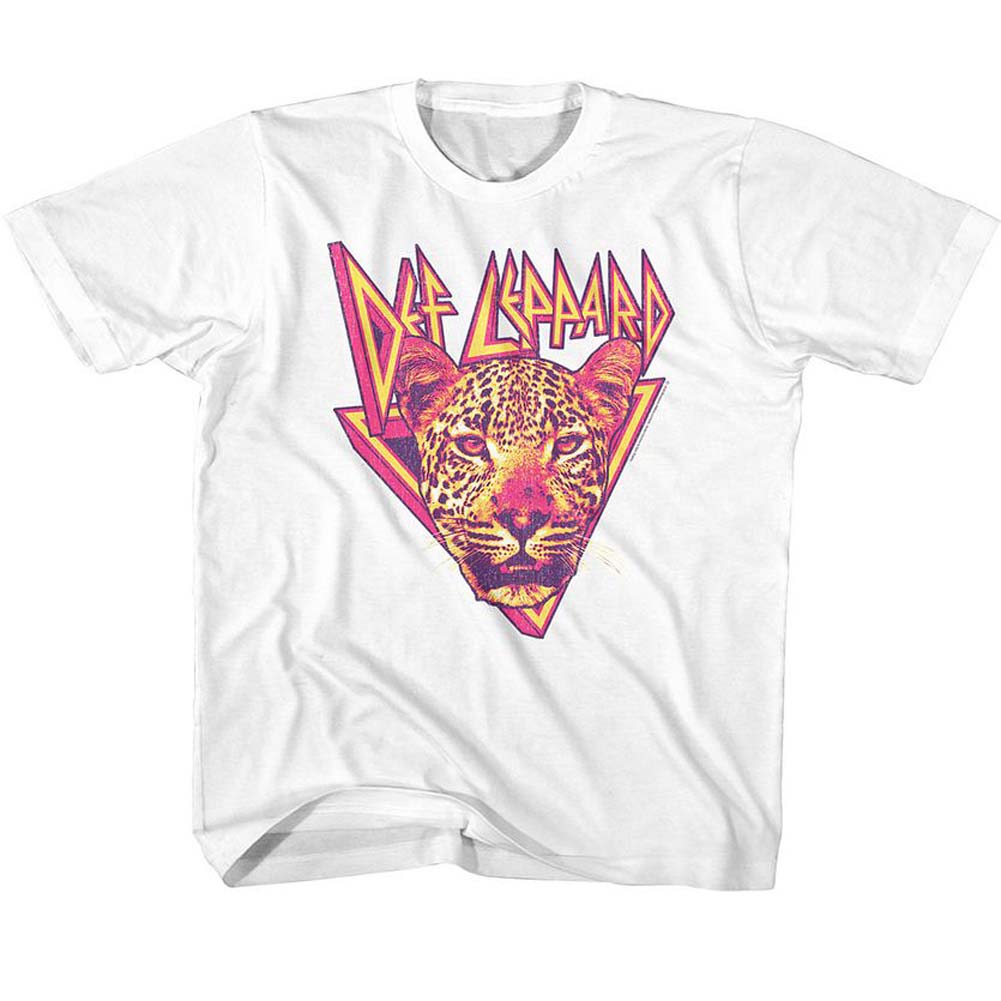 Def Leppard Leppard Leopard Kids Childrens T-shirt Front