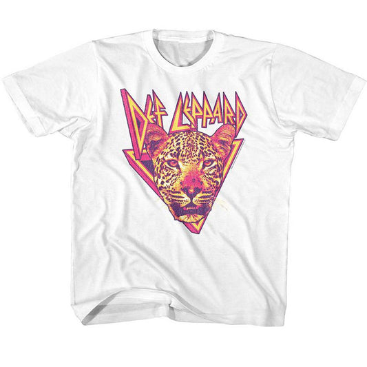 Def Leppard Leppard Leopard Kids Childrens T-shirt Front