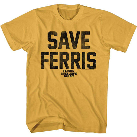 Ferris Beullers Day Off Save Ferris Again T-shirt Front