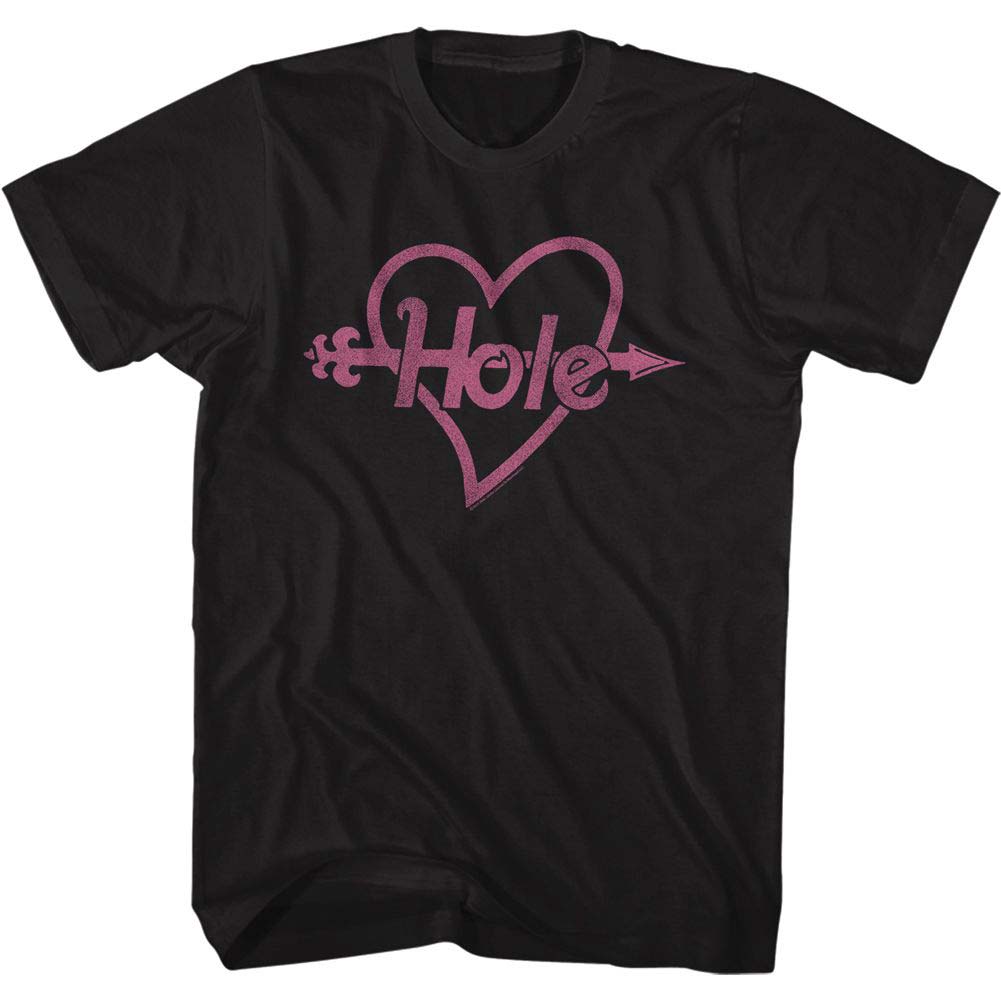 Hole Pink Heart And Arrow T-shirt Front