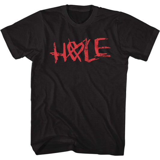 Hole Crossed Heart Logo T-shirt Front