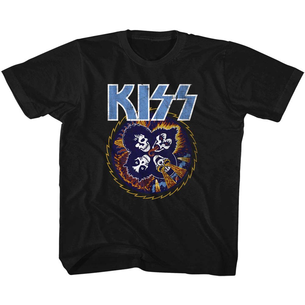KISS Skull Circle Kids Childrens T-shirt Front