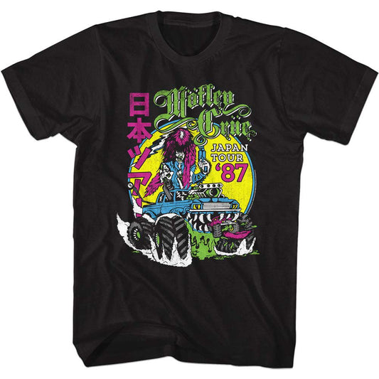 Motley Crue 87 Japan T-shirt Front