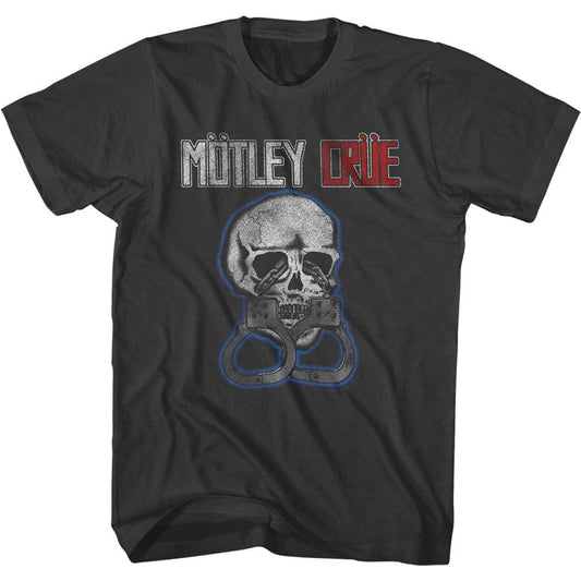 Motley Crue Skull & Cuffs T-shirt Front