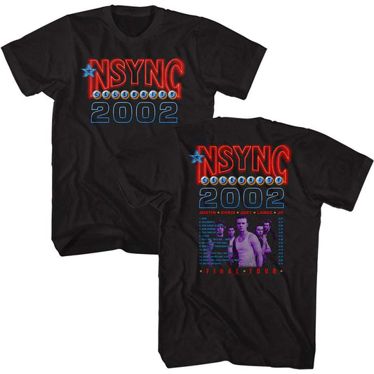 Nsync Celebrity 2002 T-shirt Front