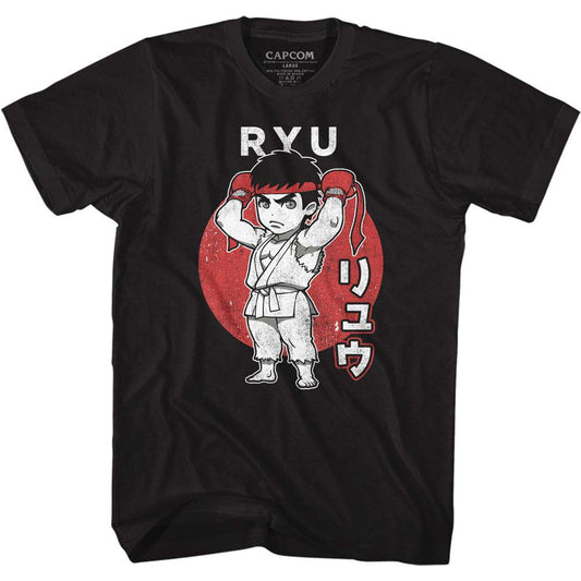 Street Fighter Chibi Ryu T-shirt Front