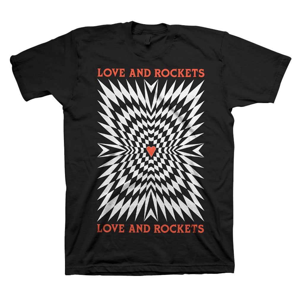 Love And Rockets Illusory Motion Slim Fit T-shirt Front