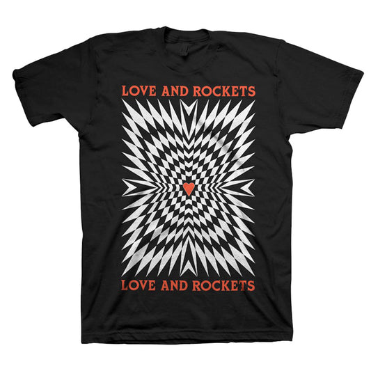 Love And Rockets Illusory Motion Slim Fit T-shirt Front