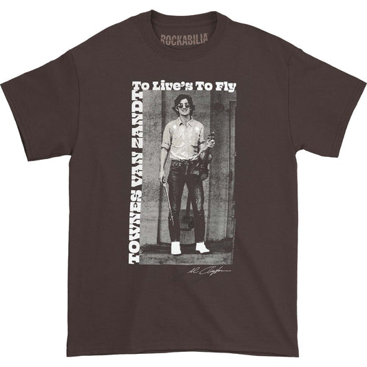Townes Van Zandt To Live's To Fly T-shirt Front