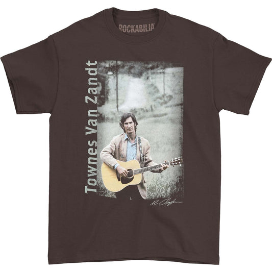 Townes Van Zandt Leavin' On My Way T-shirt Front