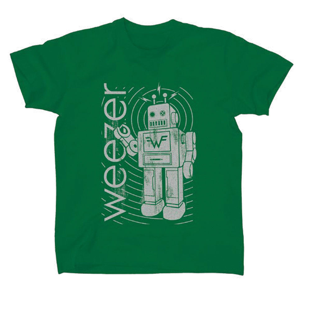 Weezer Robot Slim Fit T-shirt Front