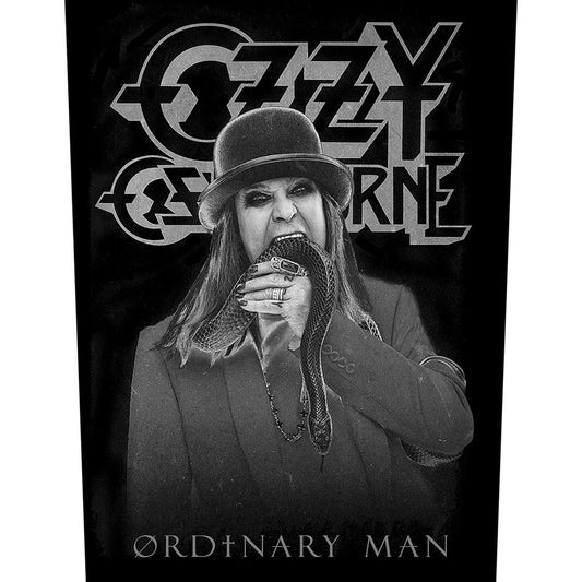 Ozzy Osbourne Ordinary Man Back Patch Front