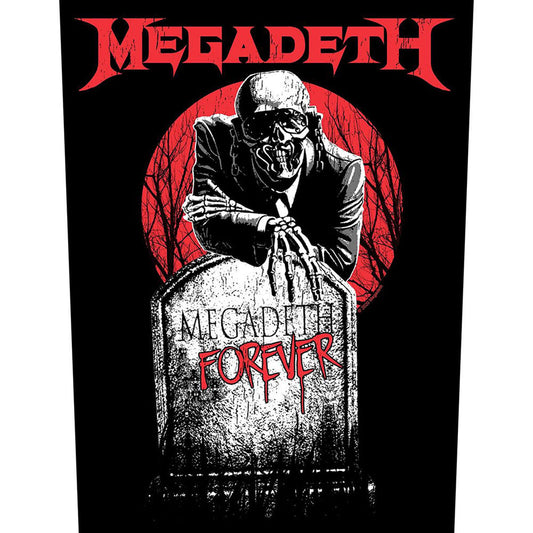 Megadeth Tombstone Back Patch Front
