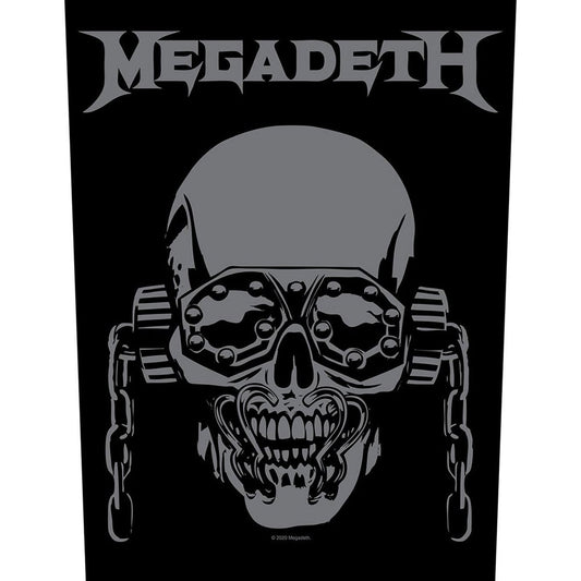 Megadeth Vic Rattlehead Back Patch Front