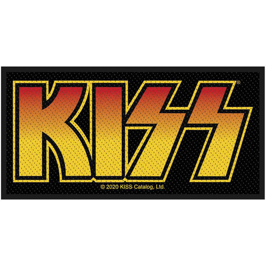KISS Logo Woven Patch Front