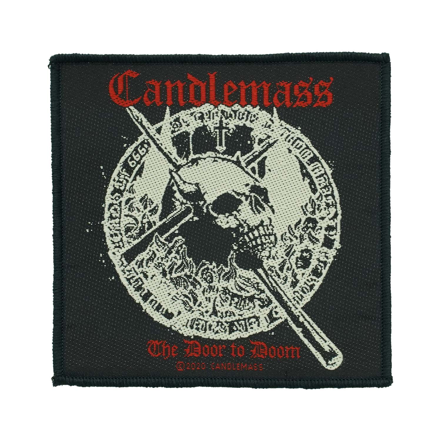 Candlemass The Door to Doom Woven Patch Front