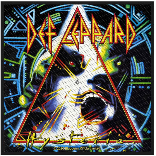 Def Leppard Hysteria Woven Patch Front