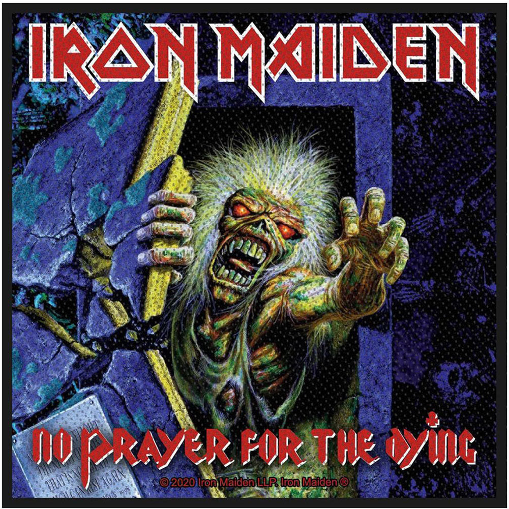 Iron Maiden No Prayer For the Dying (Retail Pack) Woven Patch Front