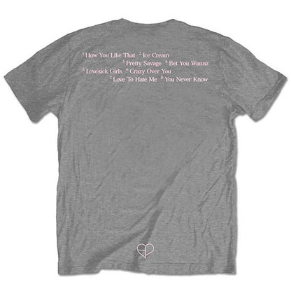 BlackPink The Album - Crown (Back Print) Slim Fit T-shirt Back