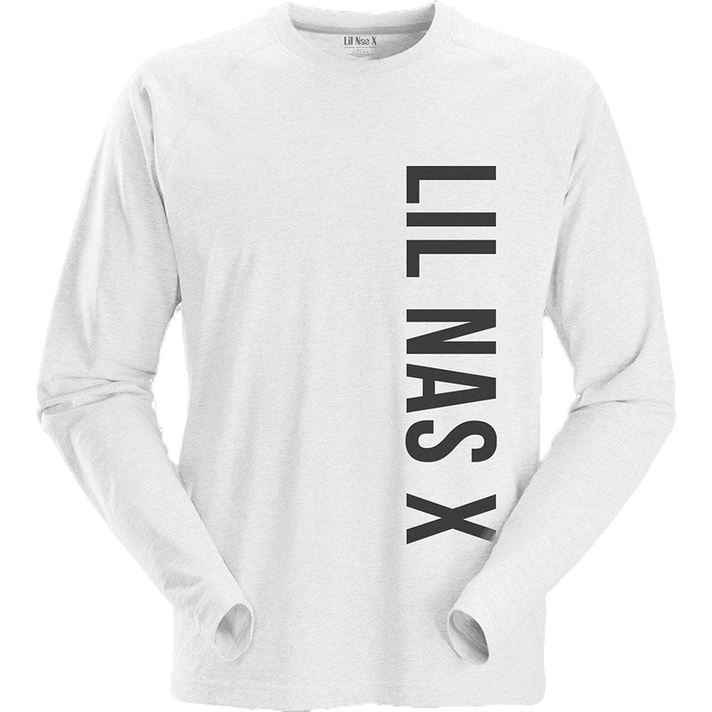 Lil Nas X Vertical Text Long Sleeve Front