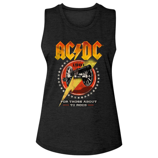 AC/DC Cannon Lightning Junior Top Front